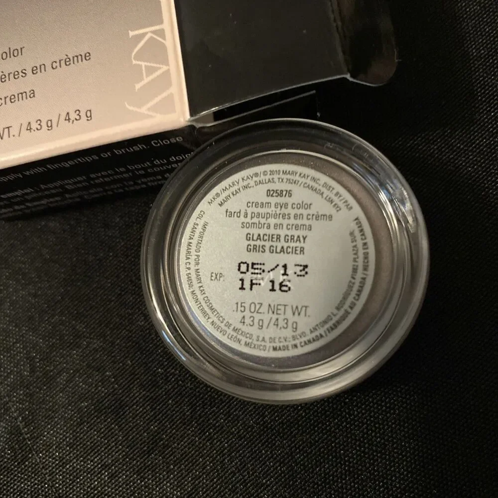 New In Box Mary Kay Cream Eye Color Glacier Gray #025876 Full Size Fast Ship